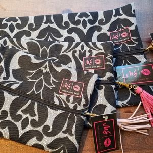 Make Junkie Bag set in Black Velvet print